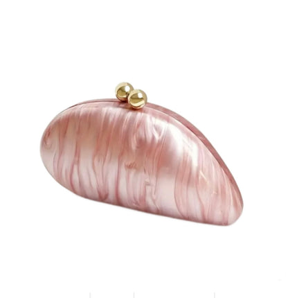 ELEANOR CLUTCH - ROSE