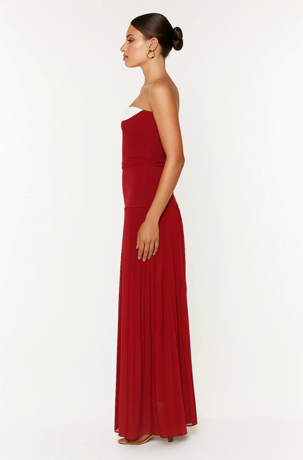 RASPBERRY NICOLETTE DRESS