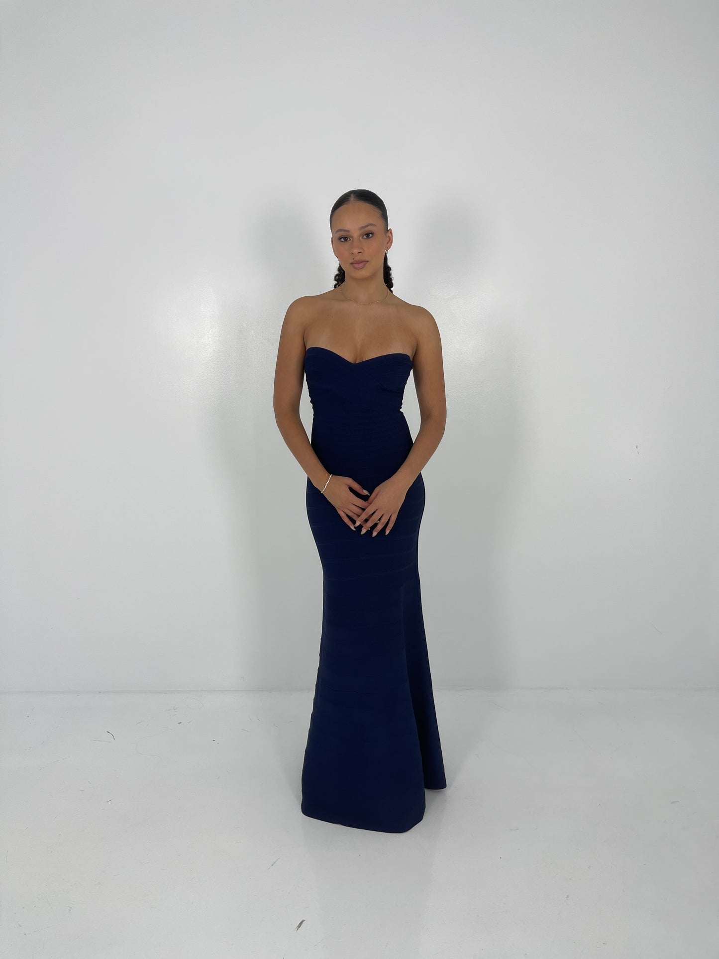 NAVY SARA GOWN