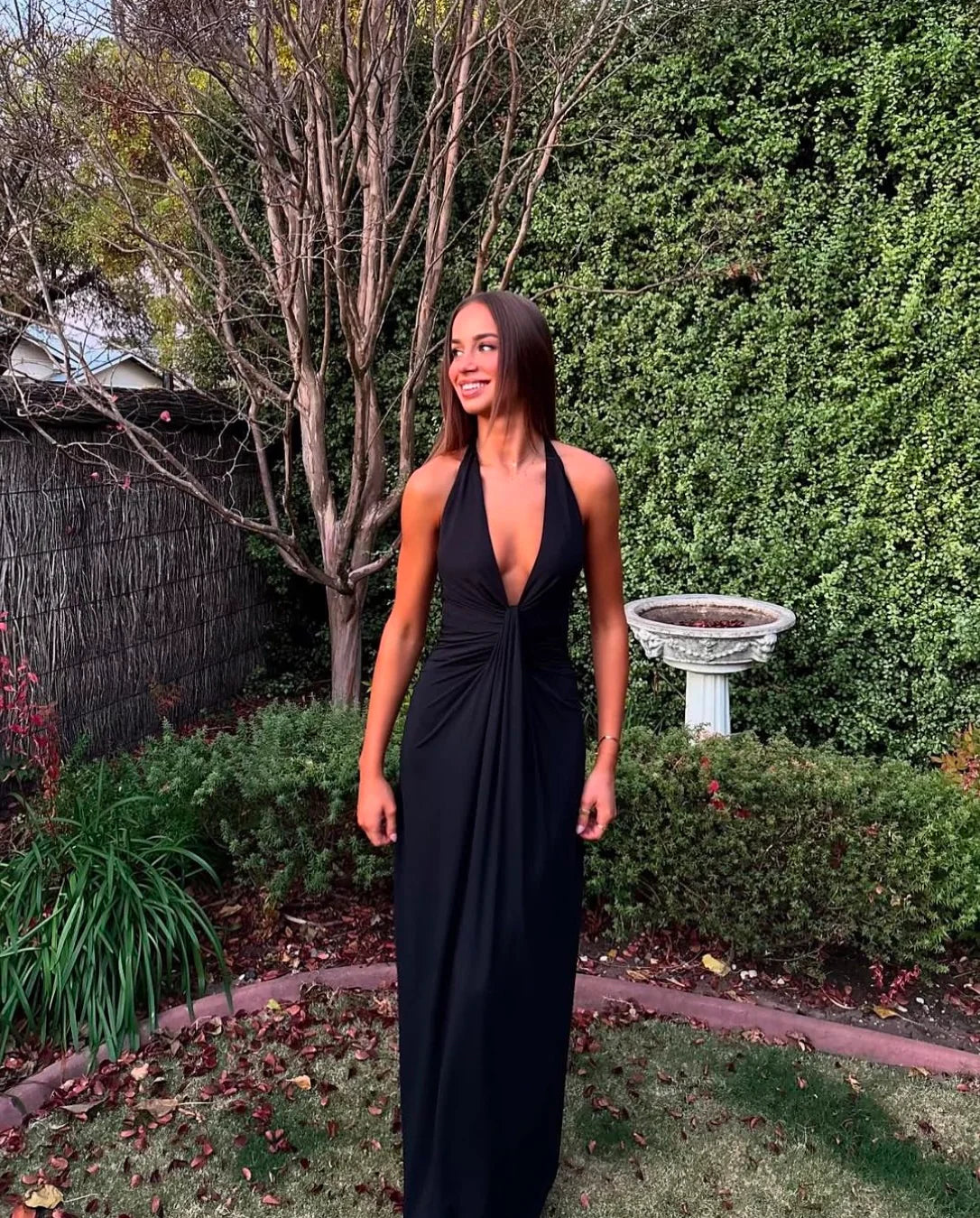 TILLIE DRAPE MAXI DRESS