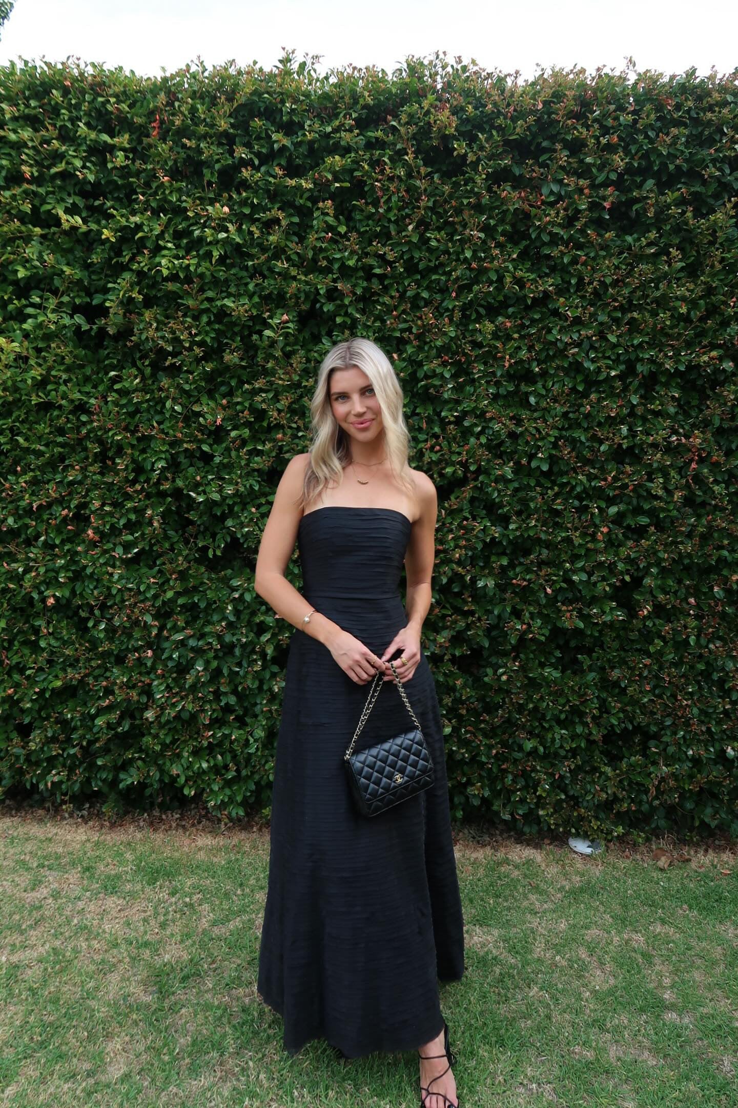 soundscape maxi dress BLACK SOUNDSCAPE MAXI Aquino's Attire