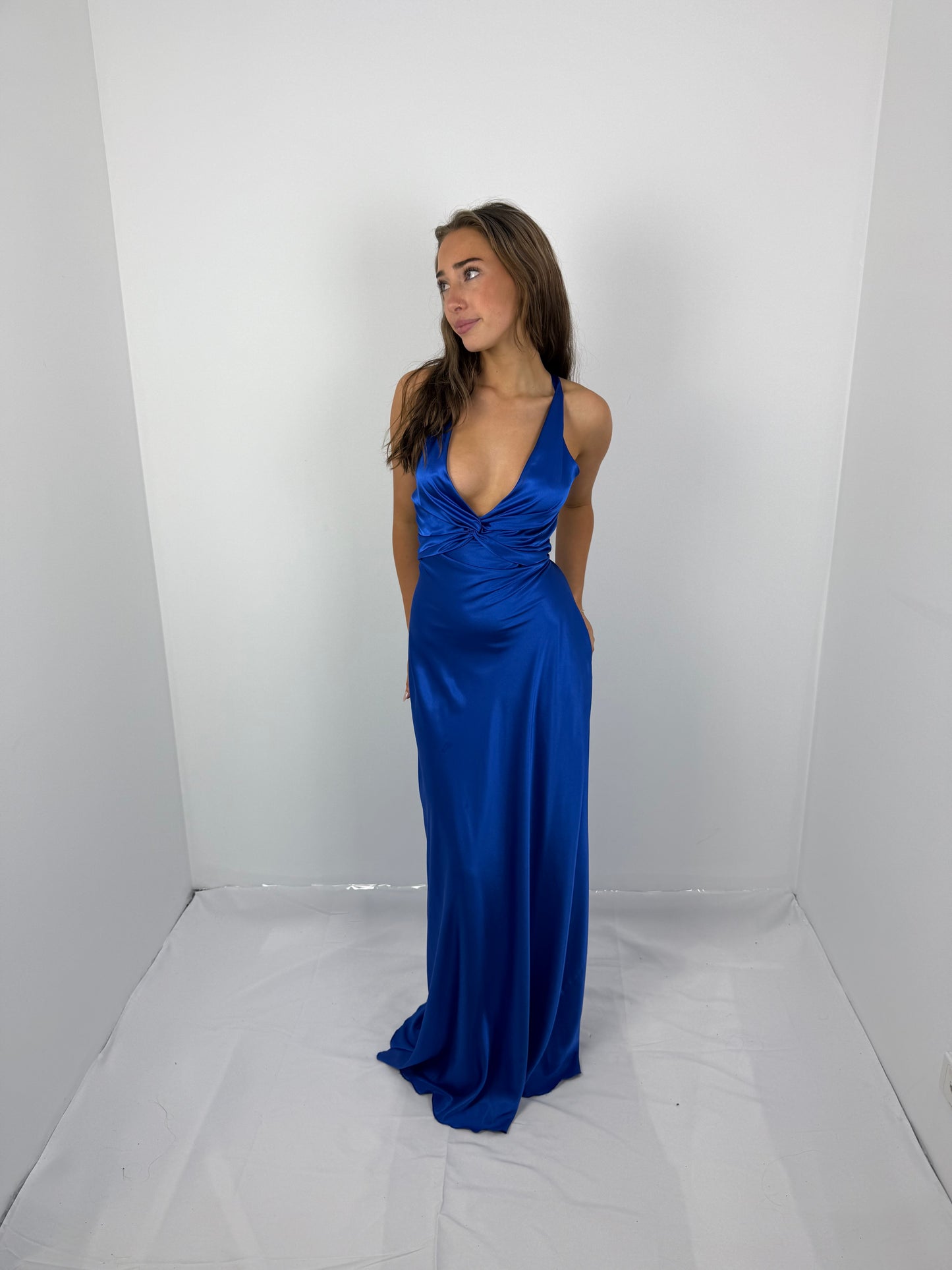COBALT BLUE GODDESS GOWN