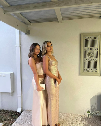ROSE GOLD SWEETHEART GOWN - SALE
