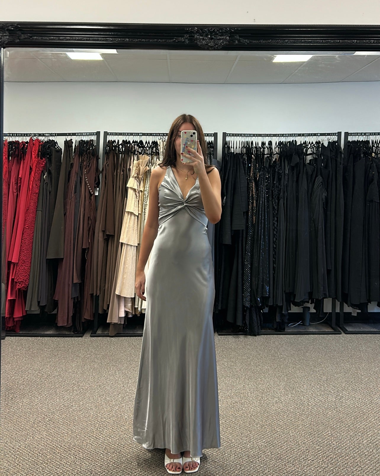 SILVER GODDESS GOWN