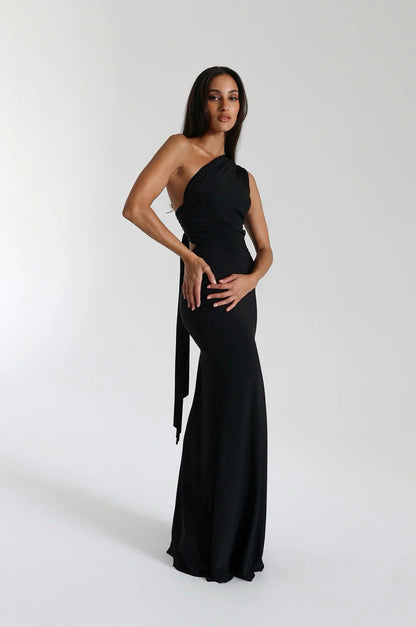 BLACK FABIENNE GOWN
