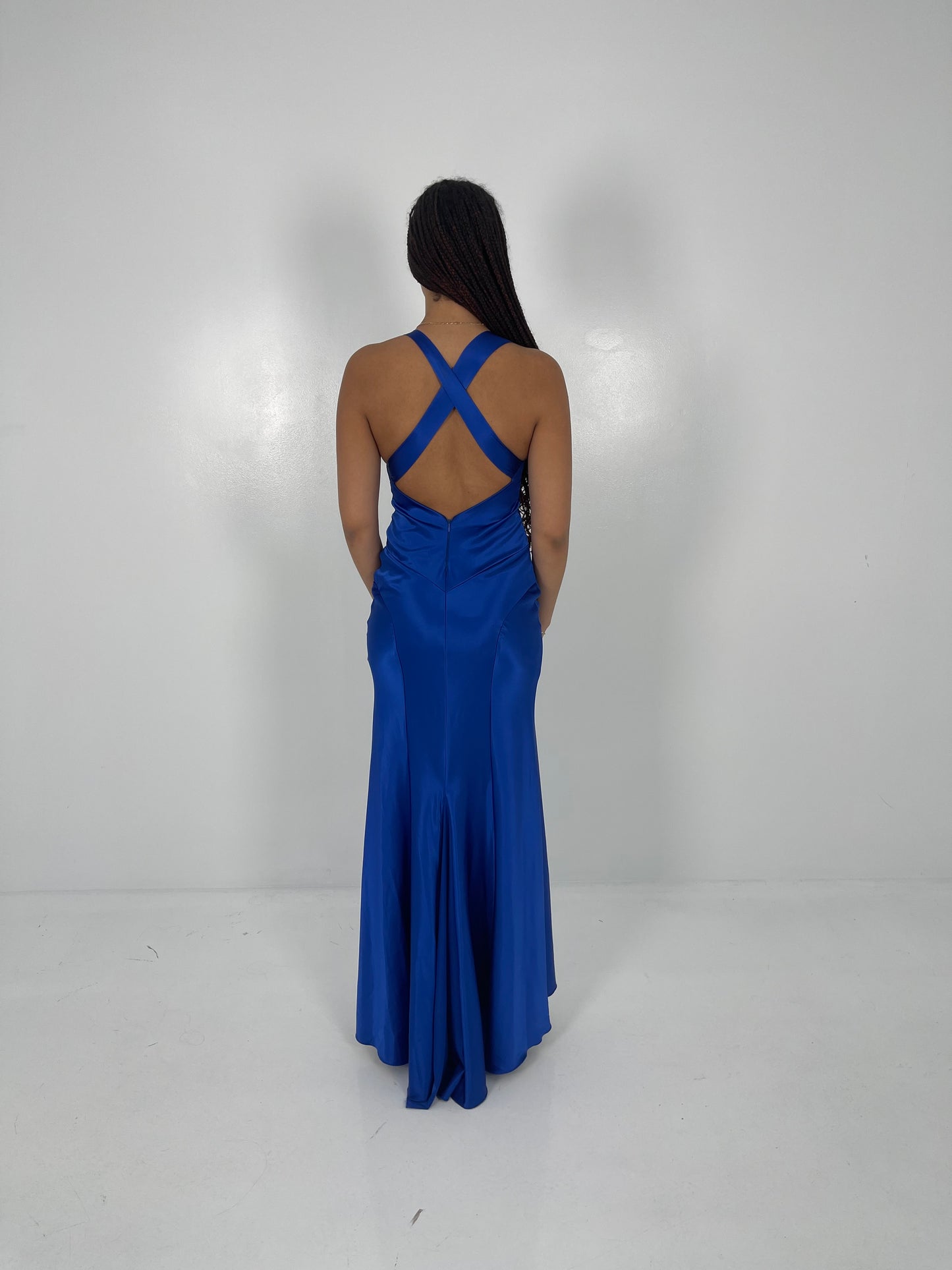 ROYAL BLUE ARIES GOWN