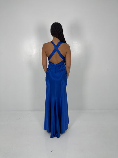 ROYAL BLUE ARIES GOWN