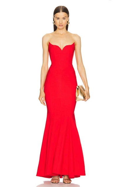 RED BILLIE GOWN