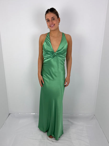 APPLE GREEN GODDESS GOWN