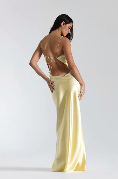 LEMON IRIS GOWN - SALE