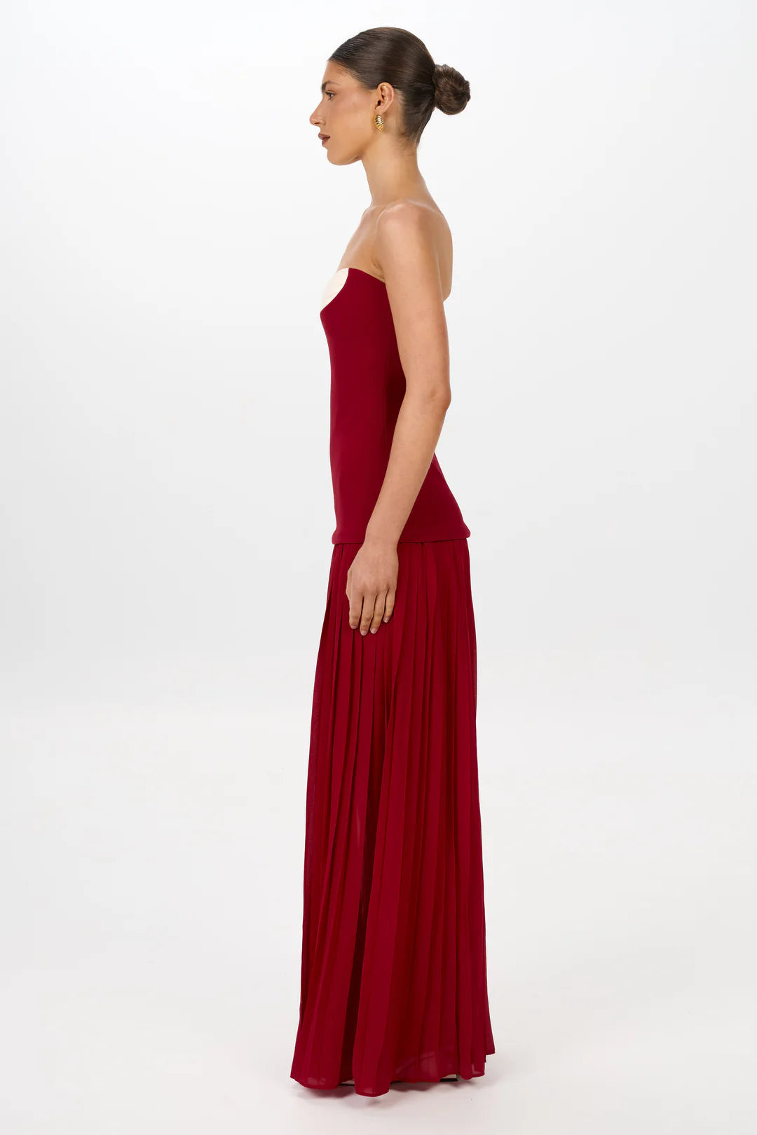 RASPBERRY NICOLETTE DRESS