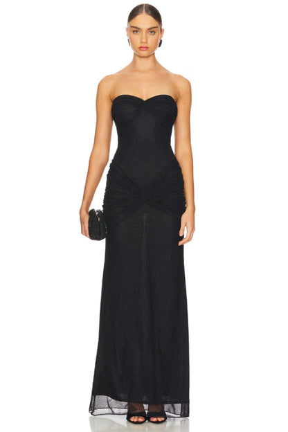 BLACK STARLITE DRESS