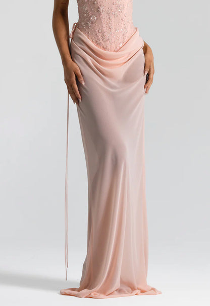 PINK ALLIRA MAXI SKIRT