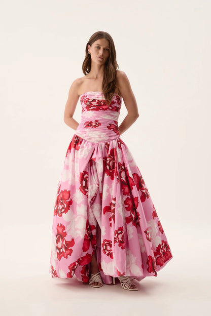 PINK BEHOLD MAXI DRESS