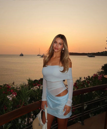 LUCA MINI DRESS ICE - SALE