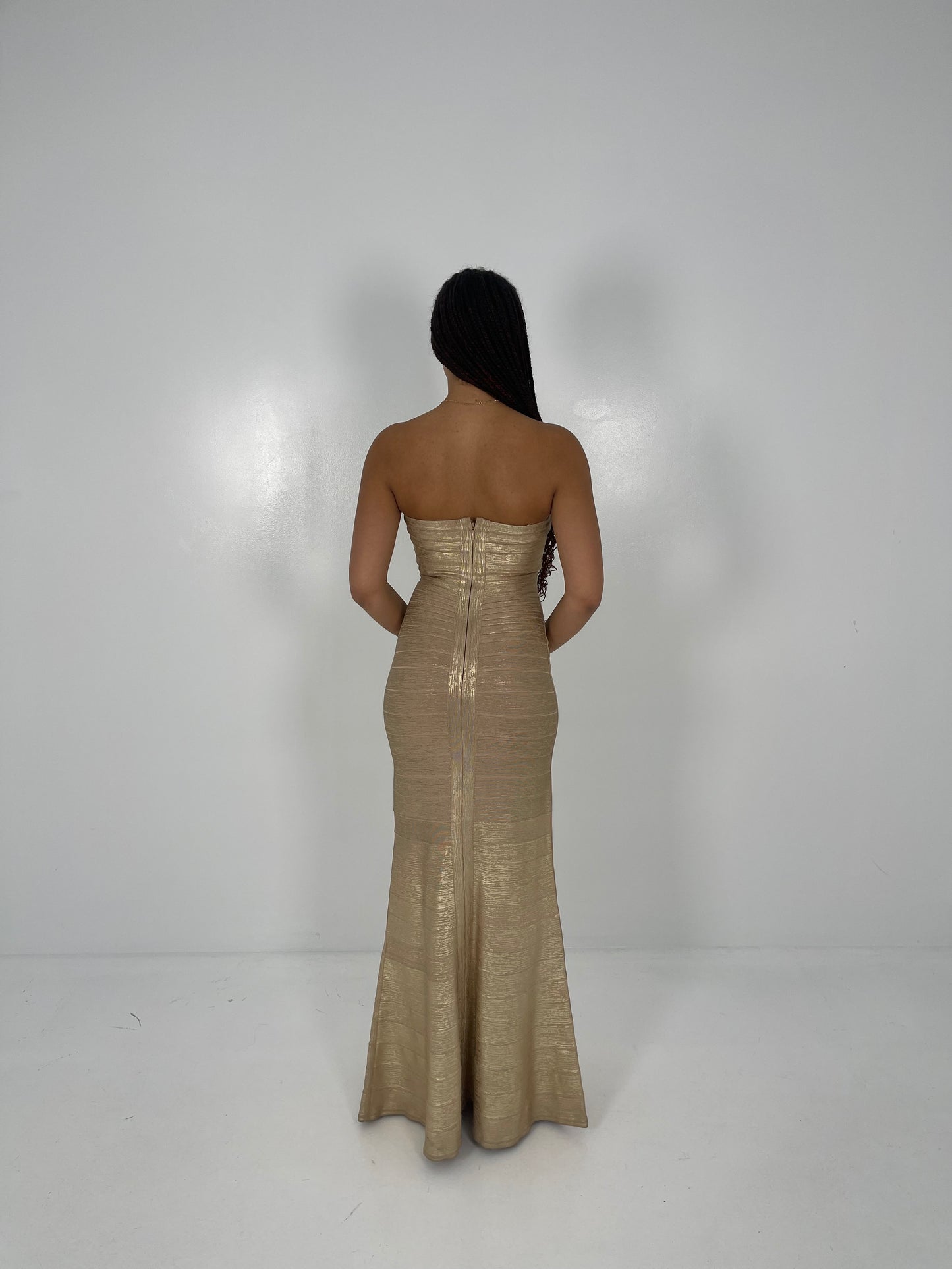 GOLD SARA GOWN