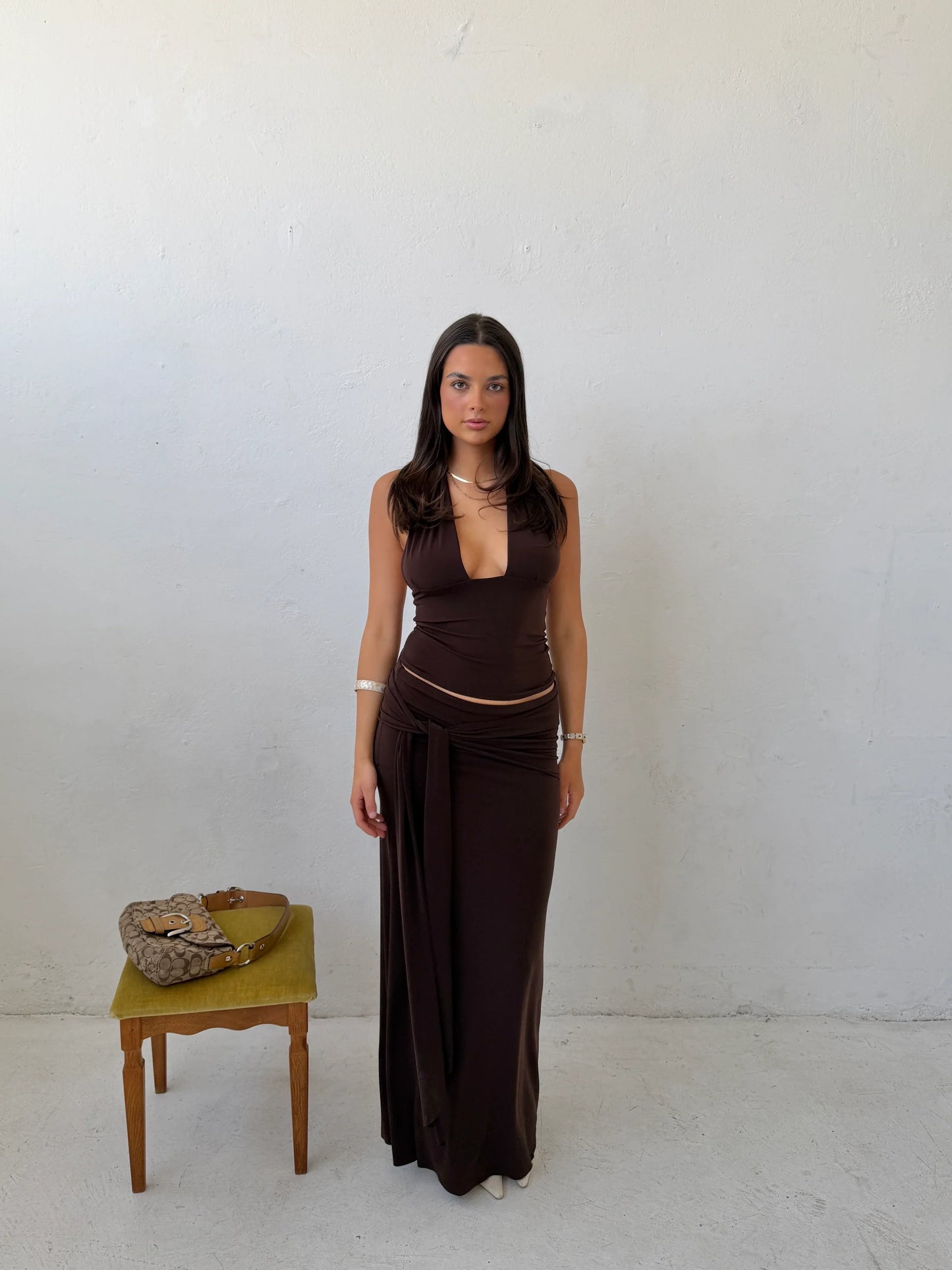 BROWN SOFIA SET