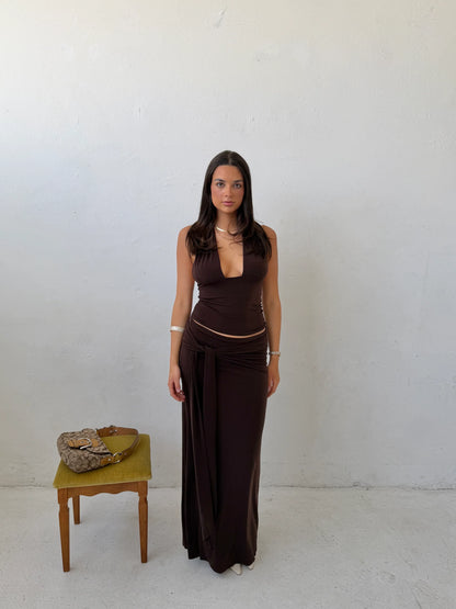BROWN SOFIA SET