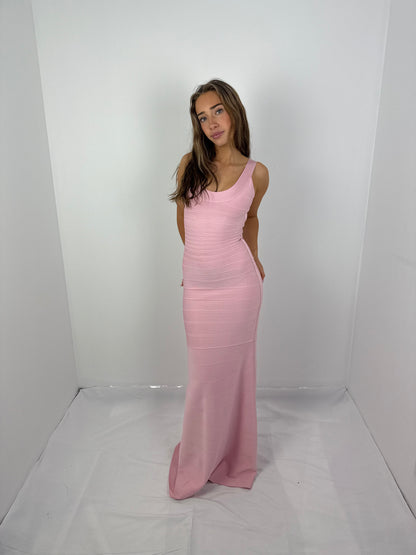 LIGHT PINK ELLEN BANDAGE GOWN