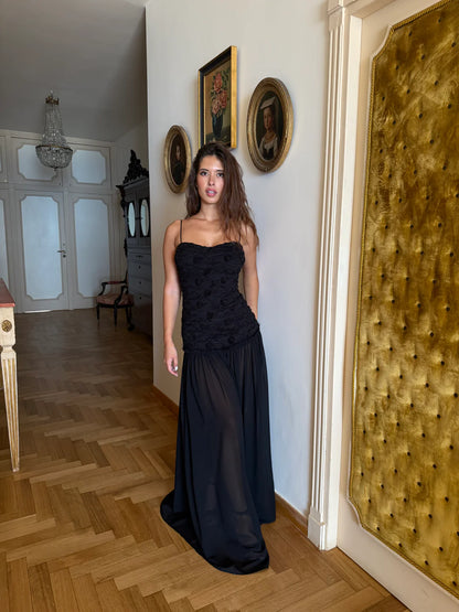 BLACK RENATA DRESS