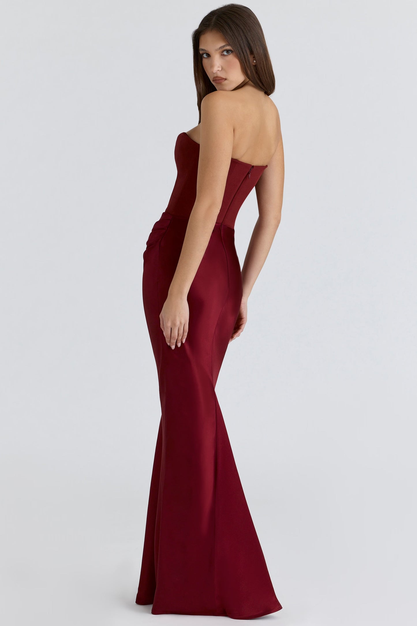WINE PERSEPHONE DRESS