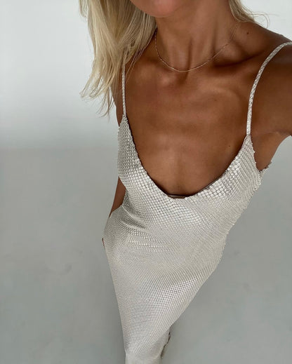 HIGH VOLTAGE SLIP DRESS