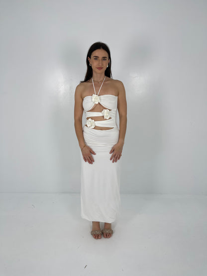 WHITE VERANERA DRESS