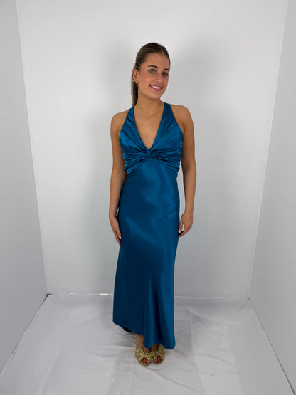 TEAL GODDESS GOWN