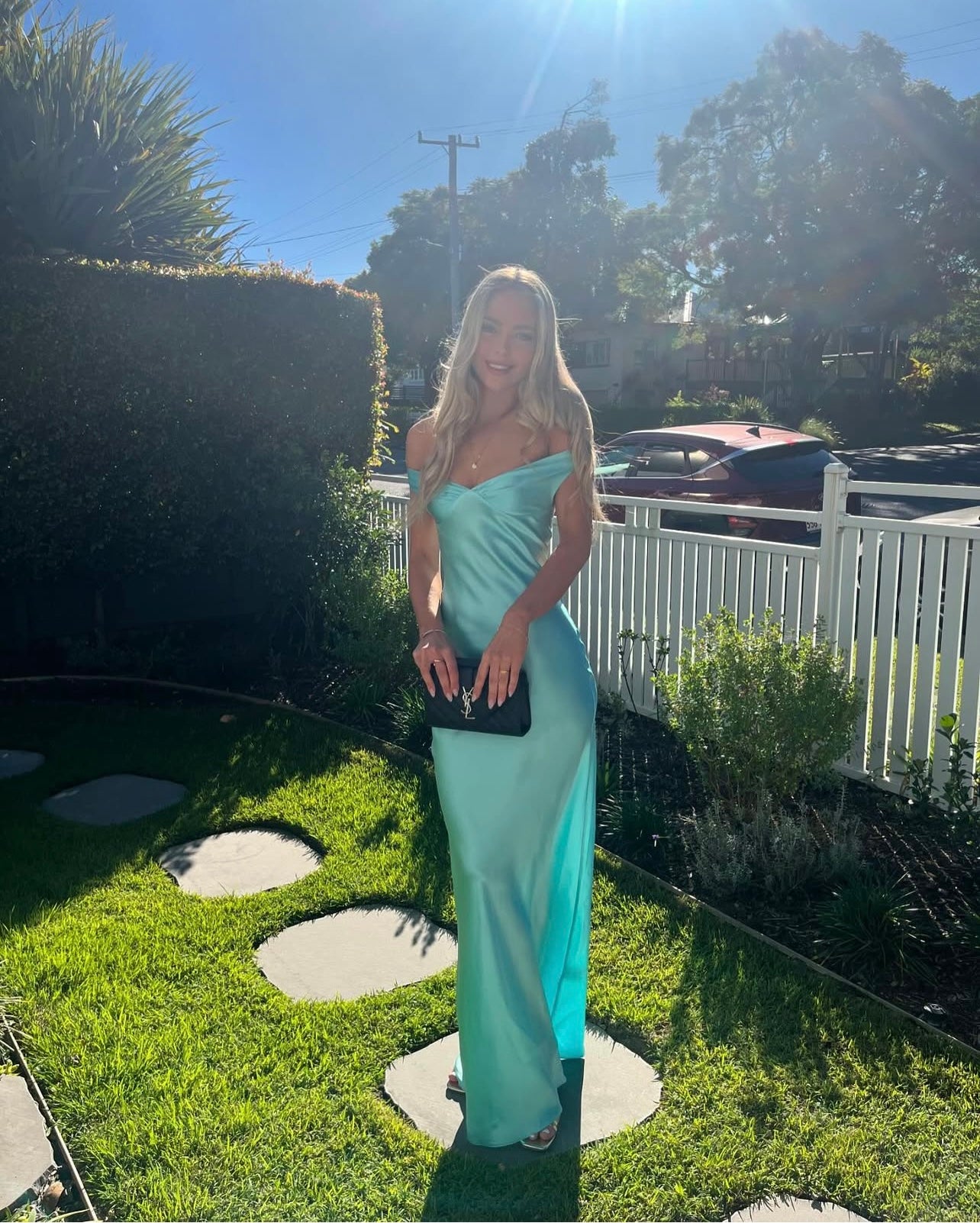 TURQUOISE BRIDGET GOWN