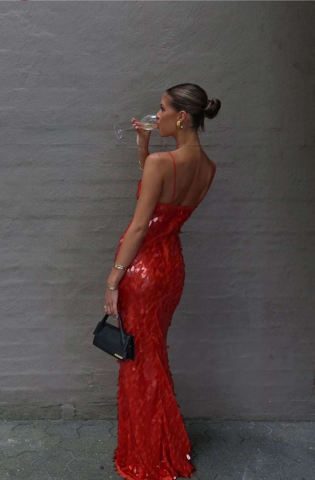 sapphire sequin maxi dress Our angel @zalievefay is back The Sapphire Sequin Maxi by Misha has been loved by so many of you in-store, we had to bring her back. Now in five stunning colours. If youve got a special event