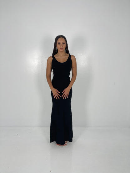 BLACK ELLEN BANDAGE GOWN