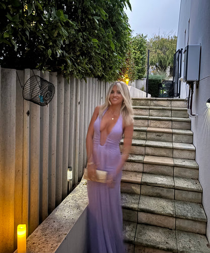 LILAC JENNIFER CUPRO MAXI