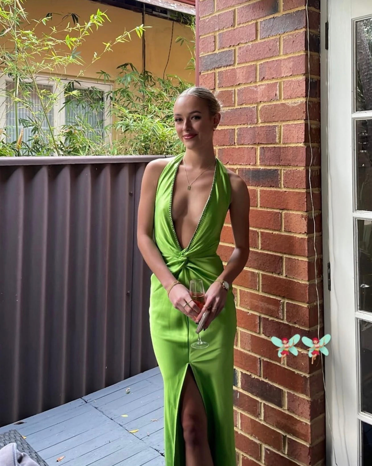PEAR HALTER GOWN - SALE