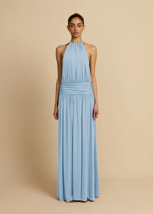 BLUE SANTINA DRESS