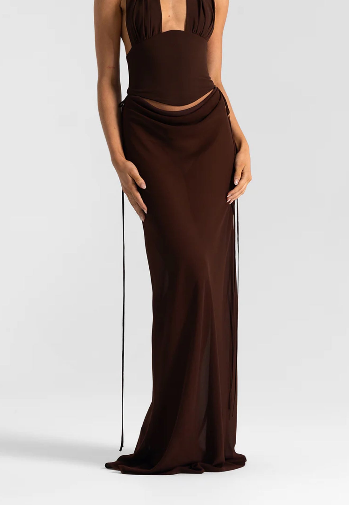 ESPRESSO ALLIRA MAXI SKIRT