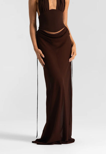 ESPRESSO ALLIRA MAXI SKIRT