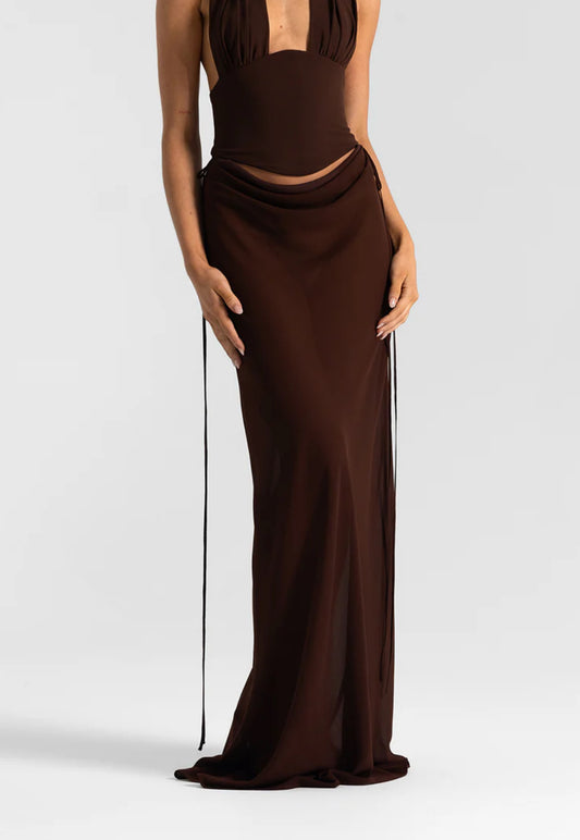 ESPRESSO ALLIRA MAXI SKIRT