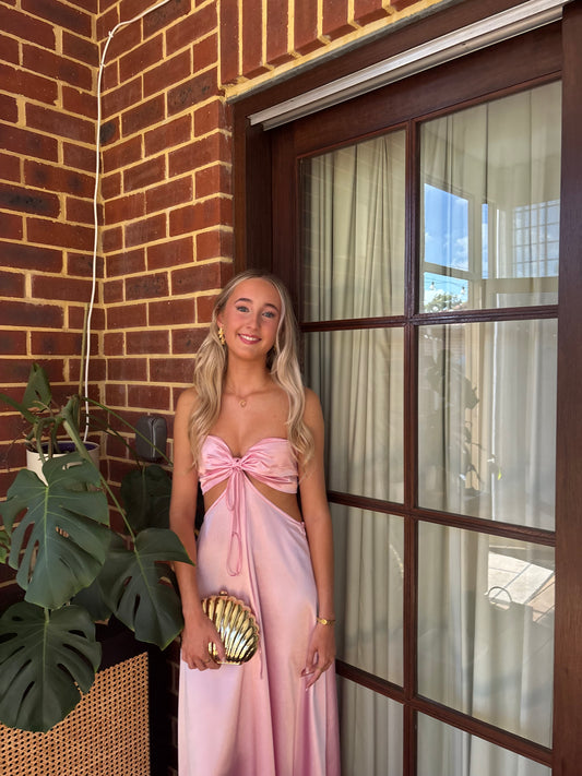 LUCY BABY PINK GOWN