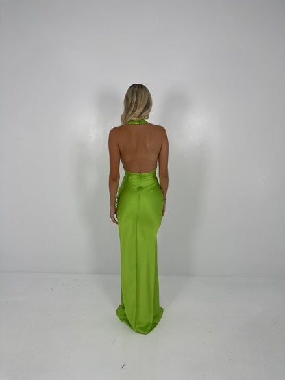PEAR HALTER GOWN - SALE