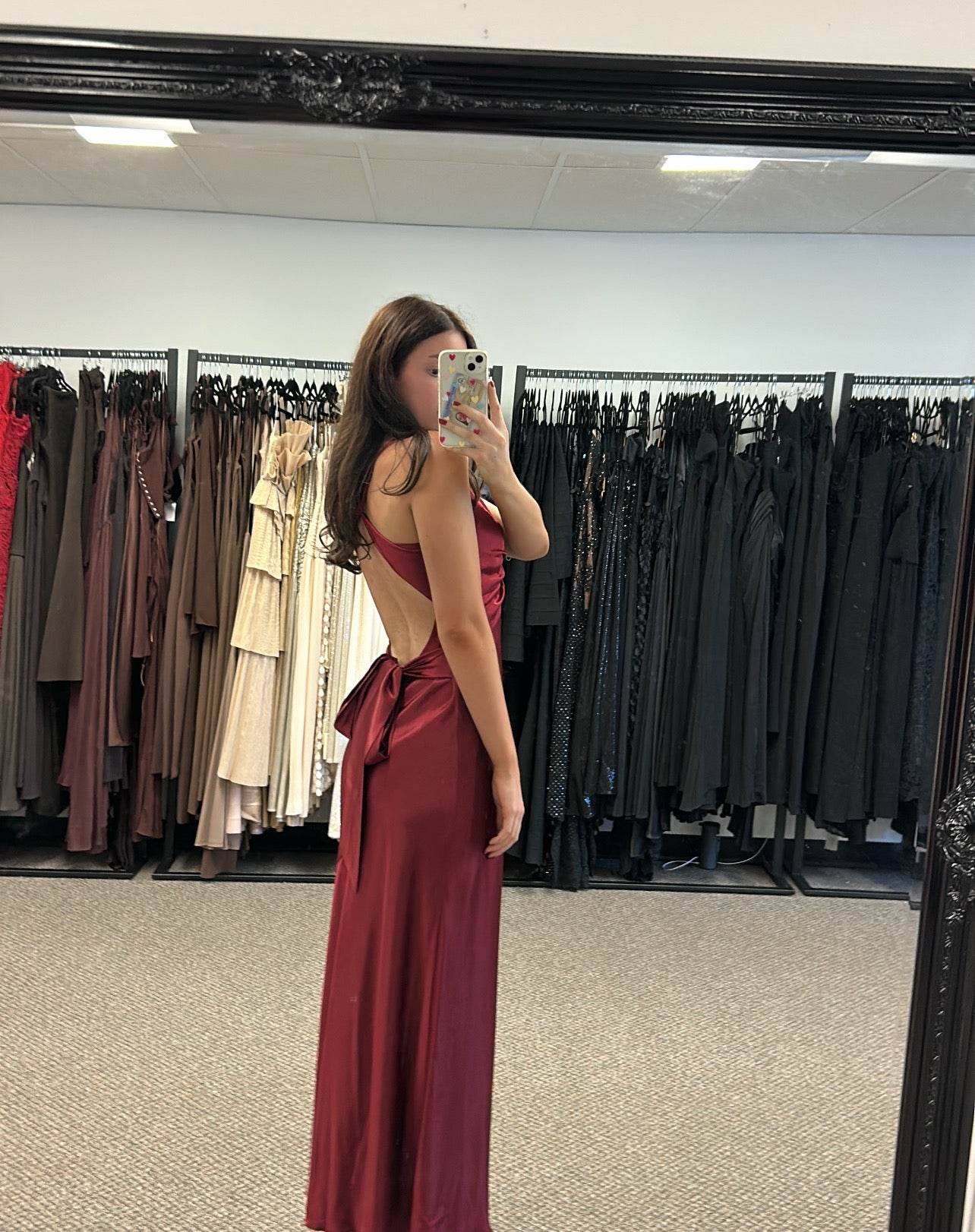 CRANBERRY GODDESS GOWN