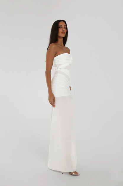 WHITE MIRANDA GOWN