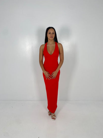 RED EIZA GOWN