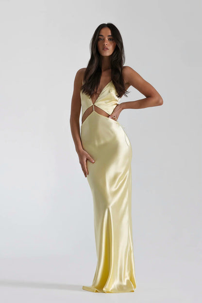 LEMON IRIS GOWN - SALE