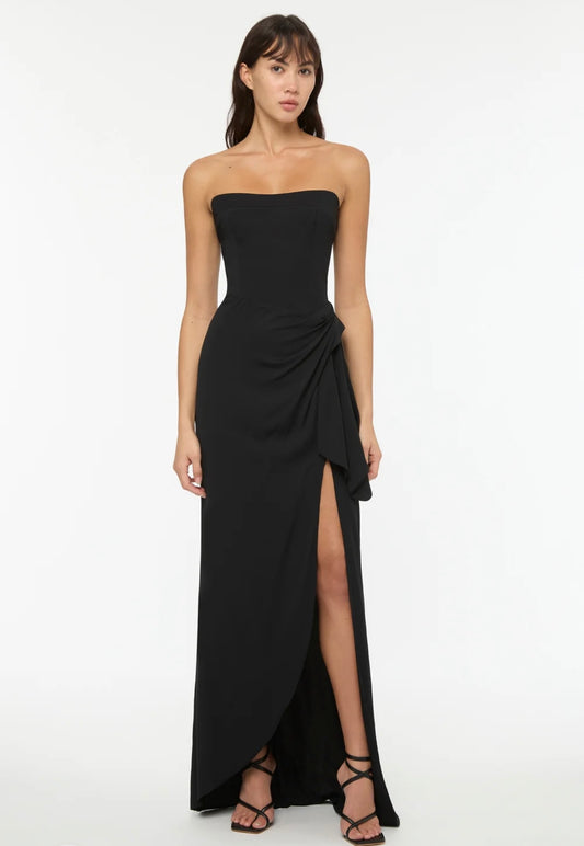 ASYMMETRICAL GAMES STRAPLESS GOWN