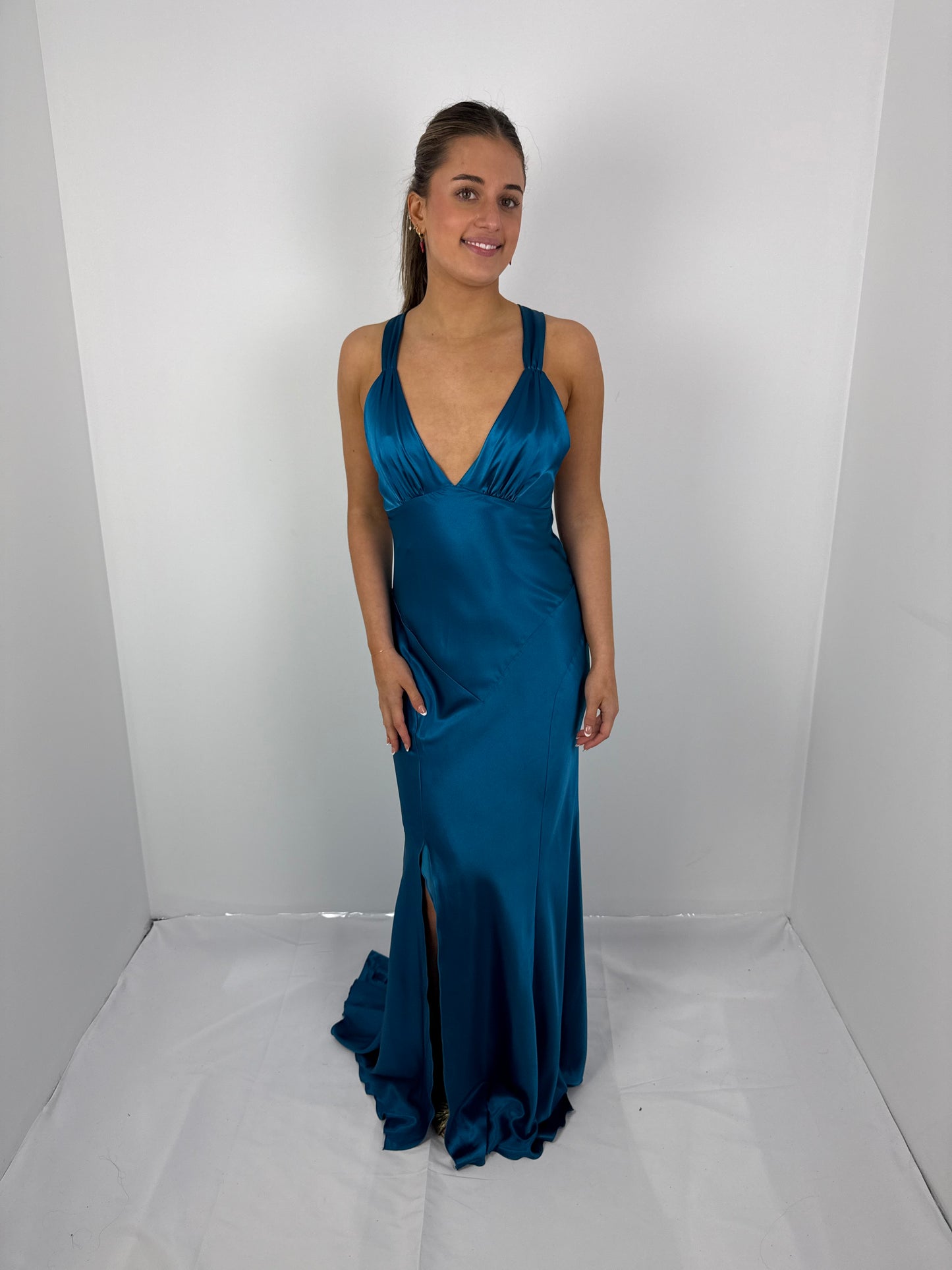 TEAL ARIES GOWN