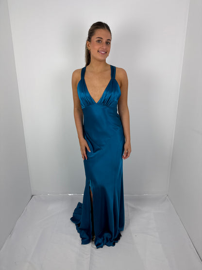 TEAL ARIES GOWN