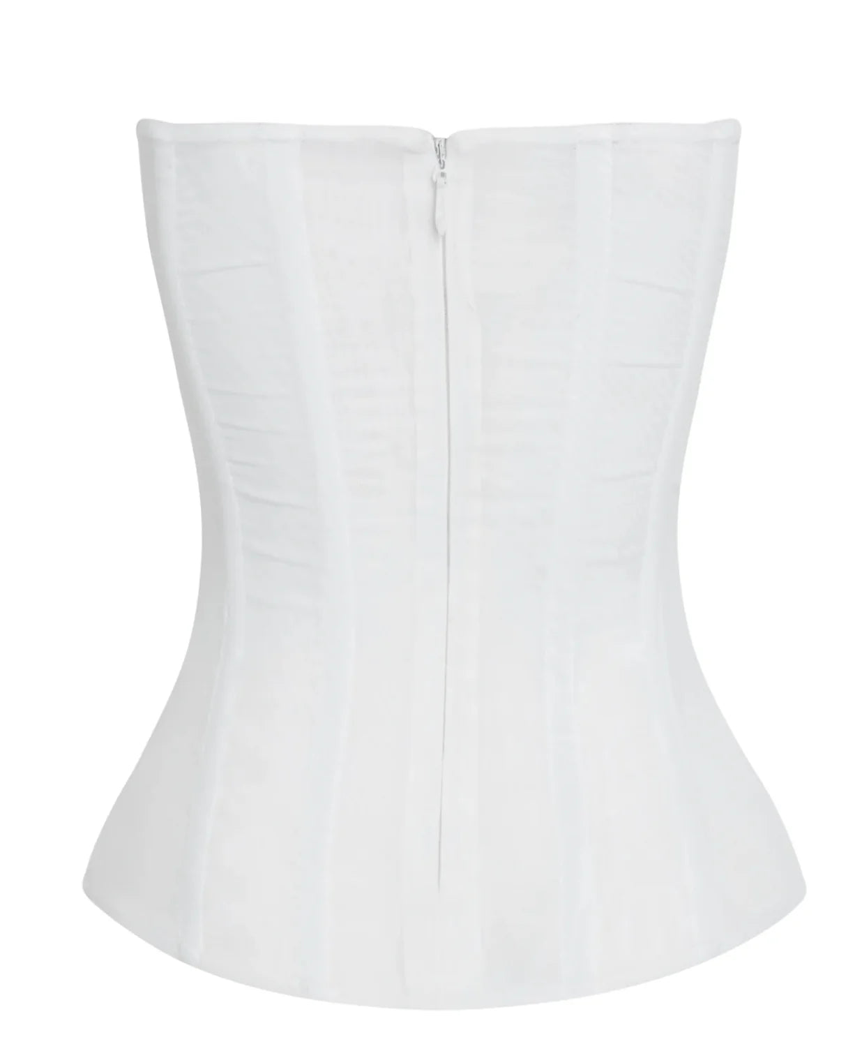 WHITE MUSE MESH CORSET TOP