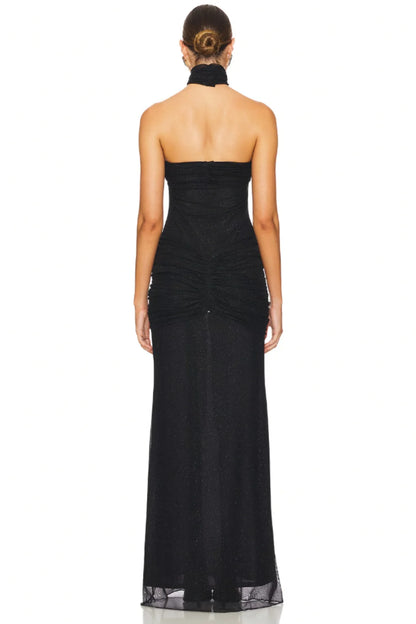 BLACK STARLITE DRESS