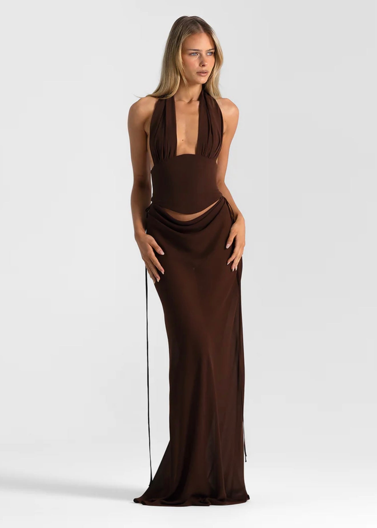ESPRESSO ALLIRA MAXI SKIRT