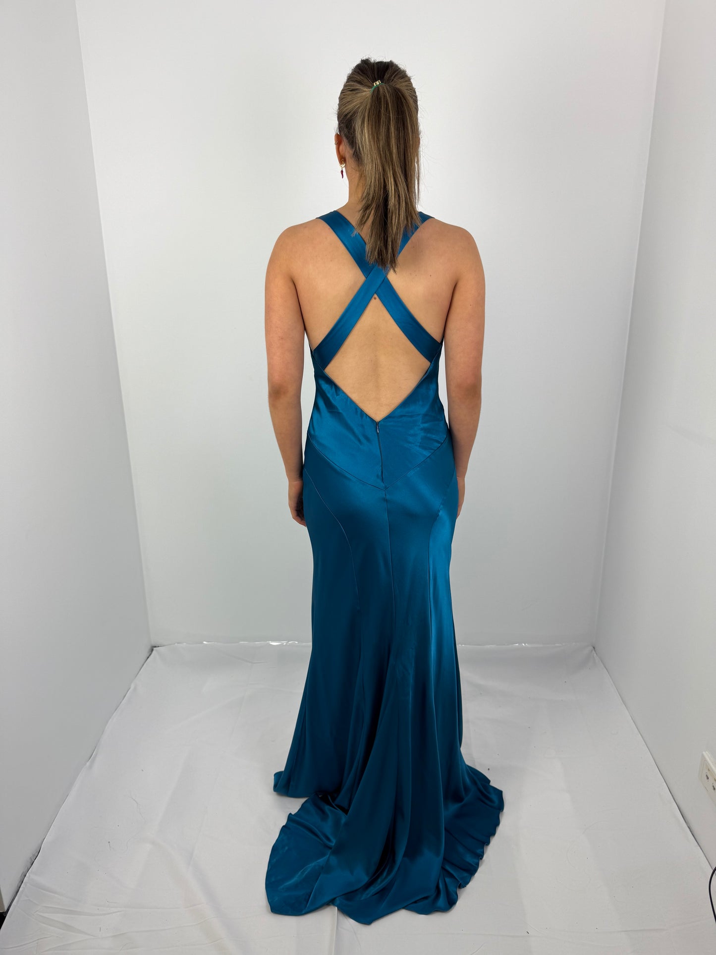 TEAL ARIES GOWN